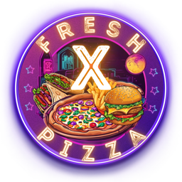 Fresh X Pizza logo.